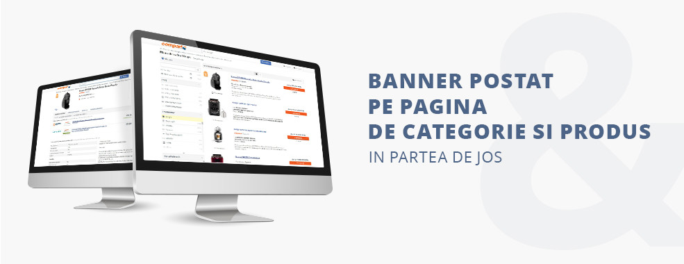 Banner postat pe pagina de categorie si produs